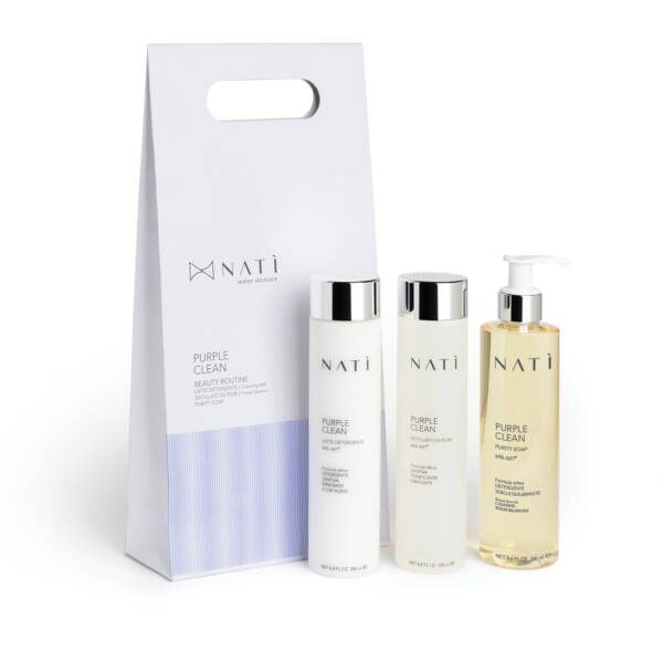 Purple Clean Beauty Routine